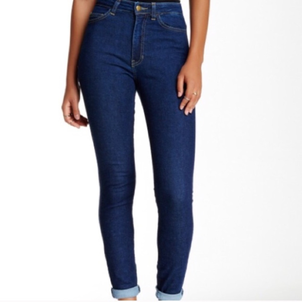 American Apparel High Waisted Skinny Jeans 25